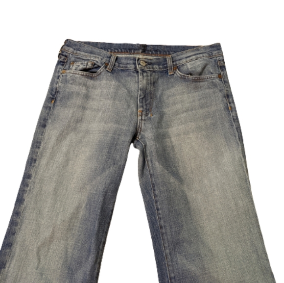 7 For All Mankind Dojo Flare Jeans - Women's Size 31 - Picture 2 of 8